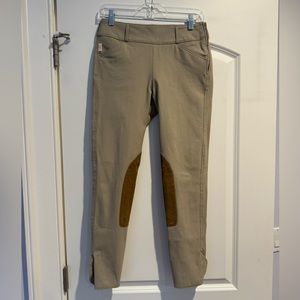 Tailored Sportsman Mid Rise Side Zip Trophy Hunter Breech in Tan